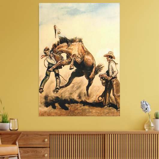 "Mule" Western Art von Will James Leinwanddruck (Insitu (Wohnzimmer))