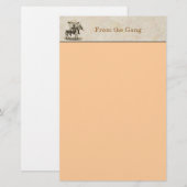 Mule will Travel Stationery Briefpapier (Vorne/Hinten)