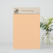 Mule will Travel Stationery Briefpapier (Stehend Vorderseite)