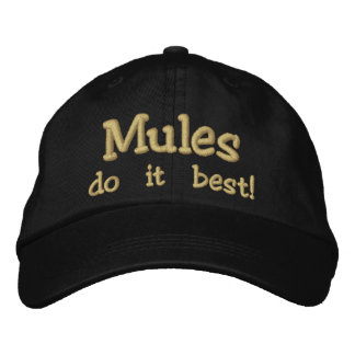 Mules macht es am besten! bestickte baseballkappe