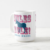 Mules Rule Horses Droge Kaffeetasse (Vorderseite Links)