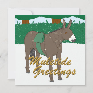 Muletide Greetings - Weihnachtskarte