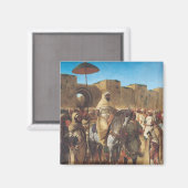 Muley Abd-ar-Rhaman , der Sultan Marokkos Magnet (Vorderseite/Rückseite)