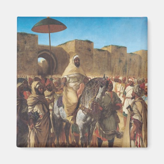 Muley Abd-ar-Rhaman , der Sultan Marokkos Magnet (Vorne)