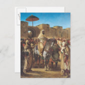 Muley Abd-ar-Rhaman , der Sultan Marokkos Postkarte (Vorne/Hinten)