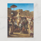 Muley Abd-ar-Rhaman , der Sultan Marokkos Postkarte (Vorderseite)