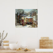 Mulhaupt - Winter in Gloucester Poster (Küche)