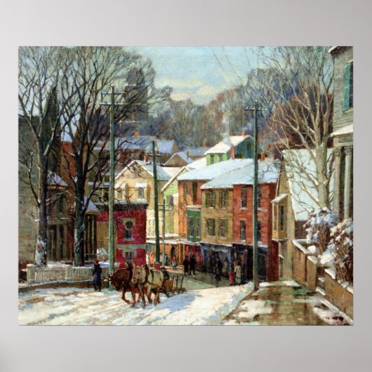 Mulhaupt - Winter in Gloucester Poster (Vorne)