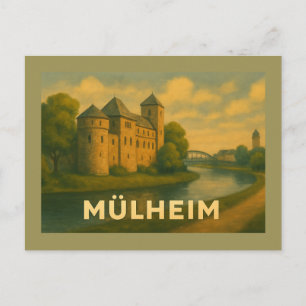 Mülheim Deutschland Stadt Kunst Postkarte