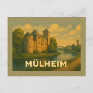 Mülheim Deutschland Stadt Kunst Postkarte