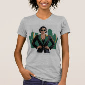 Mulher Chefe Brasileira Boss Lady Camiseta Empoder T-Shirt (Vorderseite)