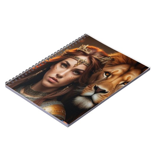 MULHER E O LEÃO NOTIZBLOCK (Linke Seite)