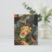 Mulher em fuga postkarte (Stehend Vorderseite)