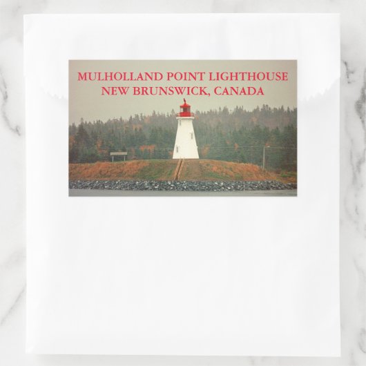 Mulholland Point Lighthouse, NB Canada Stickers (Tasche)