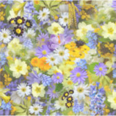 MULITCOLORED FLORAL HINTERGRUNDPATTER AUFKLEBER (Vorderseite)