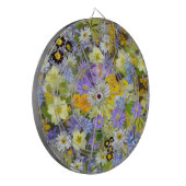 MULITCOLORED FLORAL HINTERGRUNDPATTER DARTSCHEIBE (Vorderseite Links)