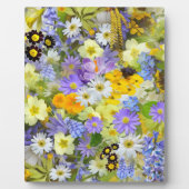 MULITCOLORED FLORAL HINTERGRUNDPATTER FOTOPLATTE (Vorderseite)