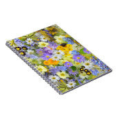 MULITCOLORED FLORAL HINTERGRUNDPATTER NOTIZBLOCK (Rechte Seite)