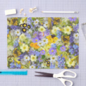 MULITCOLORED FLORAL HINTERGRUNDPATTER SEIDENPAPIER (Handwerk)