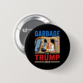 Müll bei der Wahl Trumps 2024 war erwiesen als Gar Button (Vorne & Hinten)