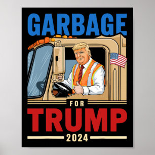 Müll bei der Wahl Trumps 2024 war erwiesen als Gar Poster