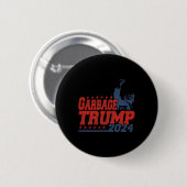Müll für Trump 2024 Button (Vorne & Hinten)