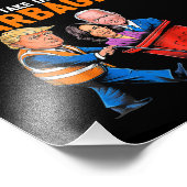 Müll für Trump 2024 Funny Time, Garb zu entfernen Fotodruck (Ecke)