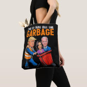 Müll für Trump 2024 Funny Time, Garb zu entfernen Tasche (Von Nahem)