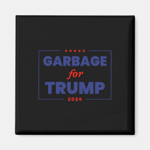Müll für Trump 2024 Funny Trump Unterstützer 1 Magnet