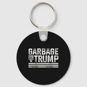 Müll für Trump 2024 Mülleimer Trump Vintager Müll Schlüsselanhänger