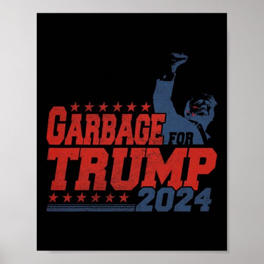 Müll für Trump 2024 Poster (Vorne)