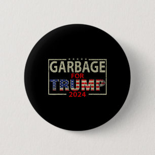 Müll für Trump 2024 T-Shirts Trump Unterstützer 20 Button
