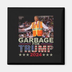 Müll für Trump 2024-T-Shirts - Trump-Unterstützer  Magnet