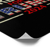 Müll für Trump 2024-T-Shirts - Trump-Unterstützer Poster (Ecke)