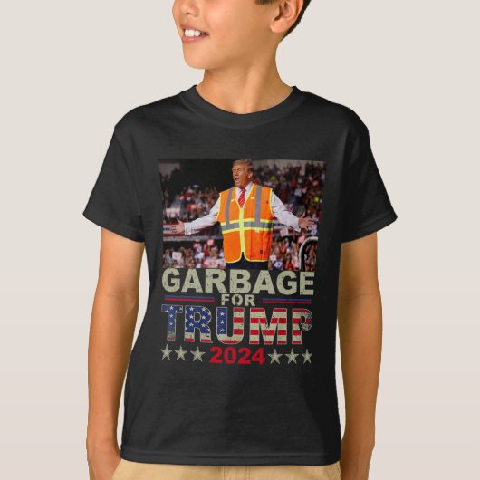 Müll für Trump 2024-T-Shirts - Trump-Unterstützer T-Shirt (Vorderseite)