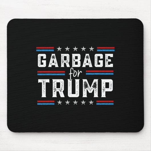 Müll für Trump 2024 Wir sind nicht Müll Abstimmung Mousepad (Vorne)