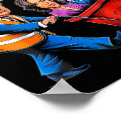 Müll für Trump 2024 Witzige Zeit, Garb auszuziehen Poster (Ecke)