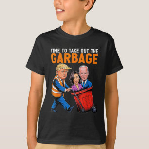 Müll für Trump 2024 Witzige Zeit, Garb auszuziehen T-Shirt
