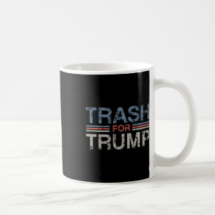 Müll für Trump 2025 Vintage Grunge Retro Müll Kaffeetasse