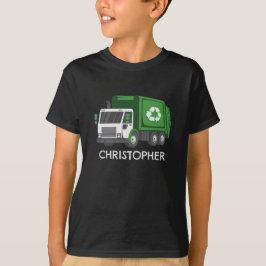 Müll/Gerecycelt LKW mit Kindnamen T-Shirt