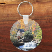 Müll im Wald Schlüsselanhänger (Vorderseite)