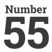 Müll kann Mülltonnen bis zu zweistelligen Ziffern  Aufkleber (Vorderseite)