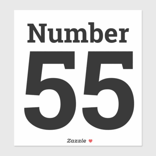 Müll kann Mülltonnen bis zu zweistelligen Ziffern  Aufkleber (Blatt)