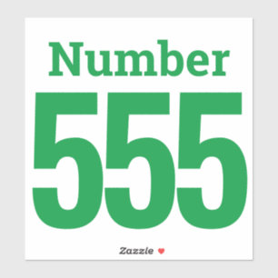 Müll kann Mülltonnen mit bis zu drei Ziffern verwe Aufkleber