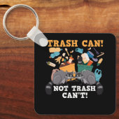 Müll kann nicht reden Müll kann nicht Panda Abfall Schlüsselanhänger (Vorderseite)