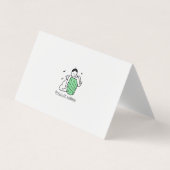 Müll kann und ein gemeines Zitat Visitenkarten (Vorderseite)