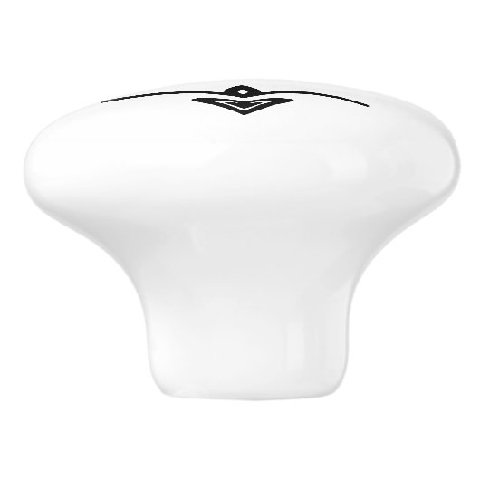 Müll Keramikknauf (Seitenansicht)