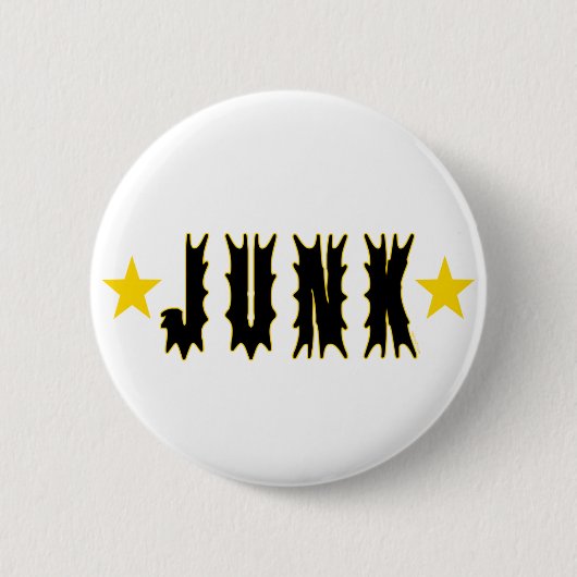 Müll-Knopf Button (Vorderseite)