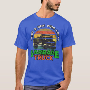 Müll Lächelnde LKW Junge Liebe Recycelnd Day Dustc T-Shirt