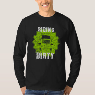 Müll Lächelnde LKW Schmutzige Dosen Recycelnd Tag T-Shirt